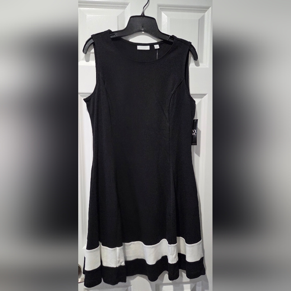 New York and Company Black Halter Sheath Dress Cocktail